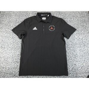 Adidas Formula Zero Damian Lillard Mens Medium Black Polo Shirt G7441 Excellent